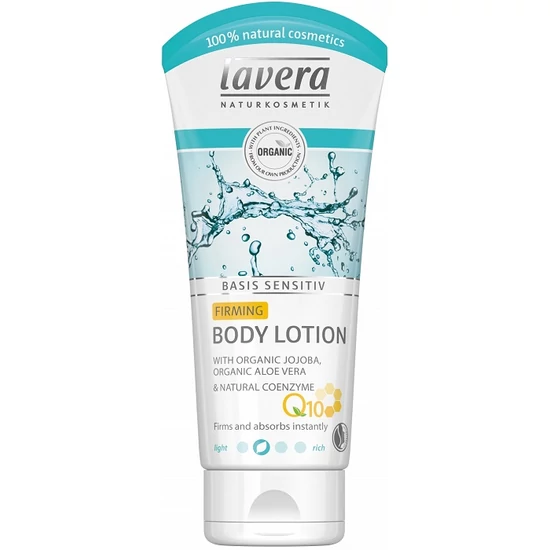 Lavera Basis Sensitive Q10 bőrfeszesítő testápoló 200ml
