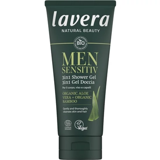 Lavera Men Sensitive Tusfürdő 3in1 (test, haj, arc) 200ml