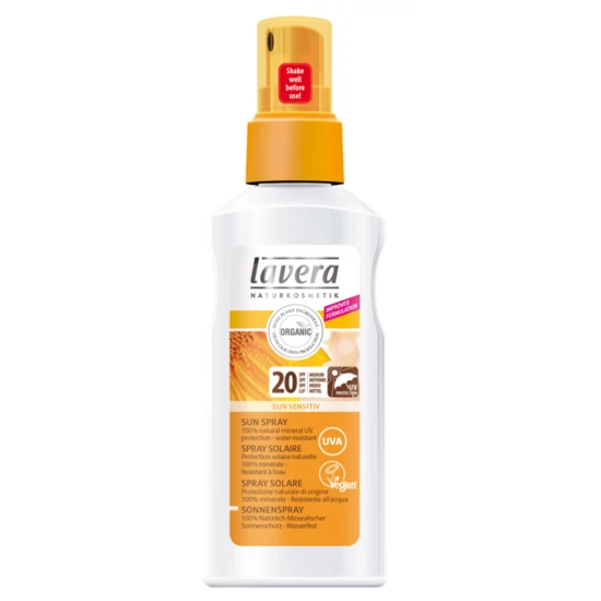Lavera SUN Napvédő spray SPF20 125ml