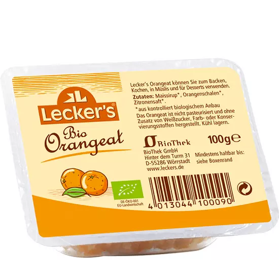 Lecker's Bio Kandírozott narancs 100g