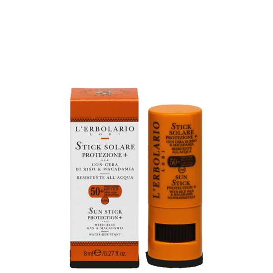 L'Erbolario Anyajegyvédő stift rizsviasszal és macadamia dióval SPF 50+ 8ml