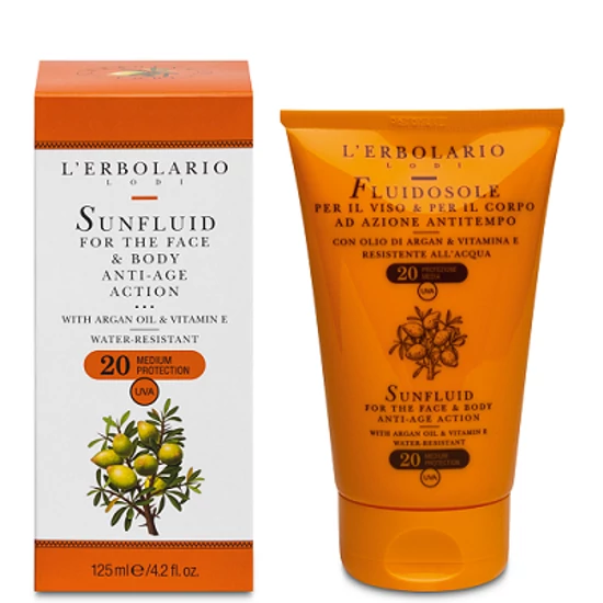 L'Erbolario Öregedés gátló napvédő tej SPF20 125ml