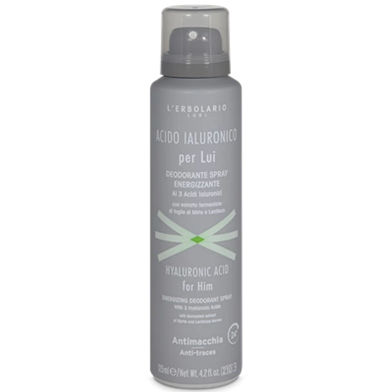 L'Erbolario For Him Hialuronsavas férfi dezodor 125ml
