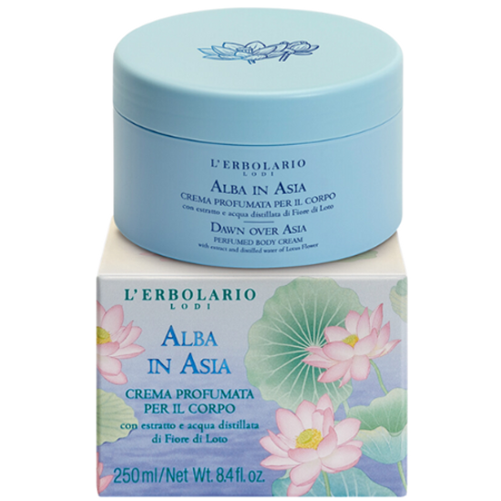 L'Erbolario Ázsiai hajnal illatosított testápoló krém 200ml