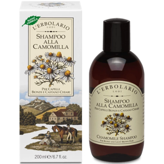 L'Erbolario Sampon - Kamillás szőke hajra 200ml