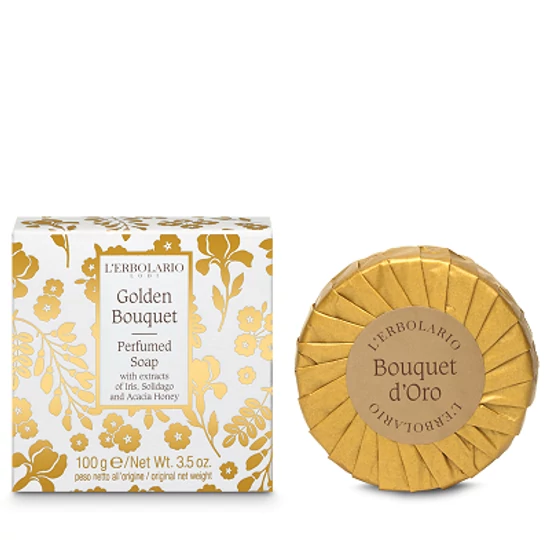 L'Erbolario Golden Bouquet illatos szappan 100g