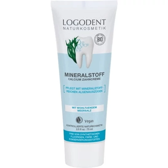 Logodent Ásványi fluoridmentes fogkrém kálciummal 75ml