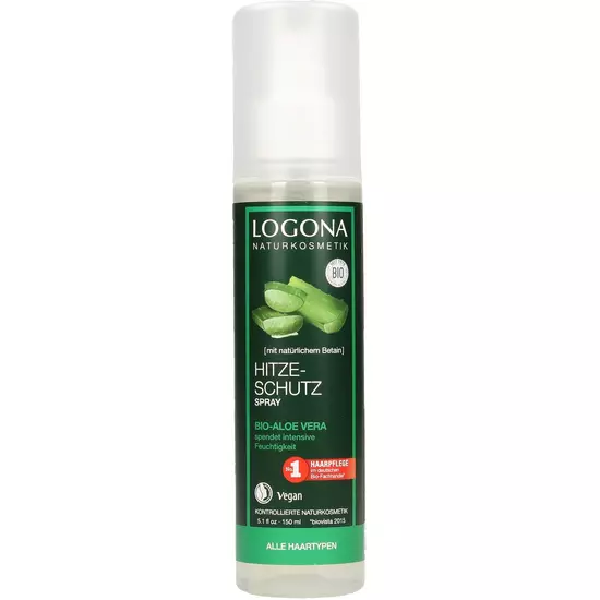 Logona Hővédő hidratáló spray bio aloe verával - száraz, sérült hajra és érzékeny fejbőrre 150ml