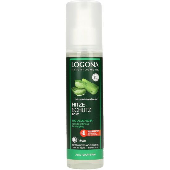Logona Hővédő hidratáló spray bio aloe verával - száraz, sérült hajra és érzékeny fejbőrre 150ml