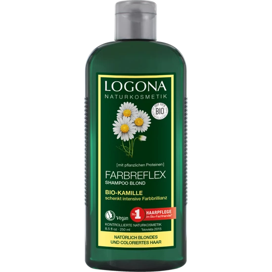 Logona Színmegörző sampon - kamilla kivonattal, szőke hajra 250ml