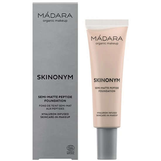 Mádara MAKEUP Skinonym Matt hatású alapozó peptidekkel - 20 Ivory 30ml