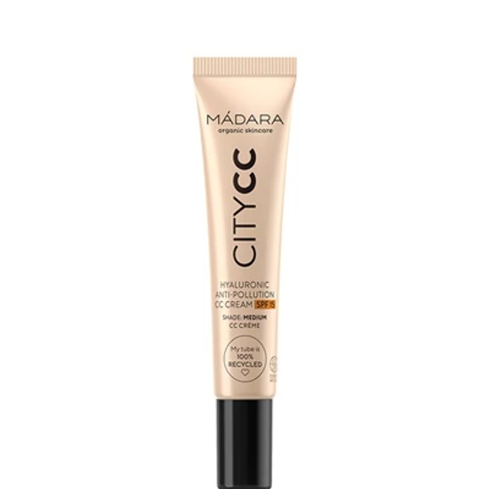 Mádara CC krém hialuronsavval - medium beige SPF15 15ml