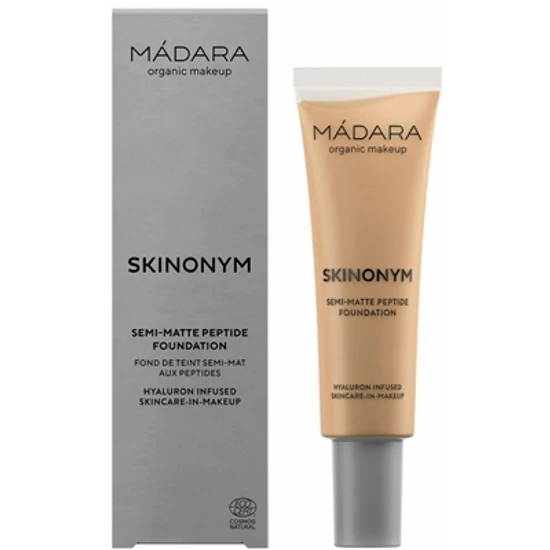 Mádara MAKEUP Skinonym Matt hatású alapozó peptidekkel - 50 Golden Sand 30ml