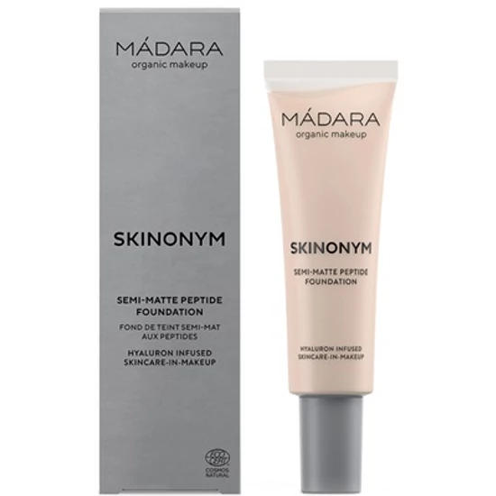Mádara MAKEUP Skinonym Matt hatású alapozó peptidekkel - 25 Linen 30ml