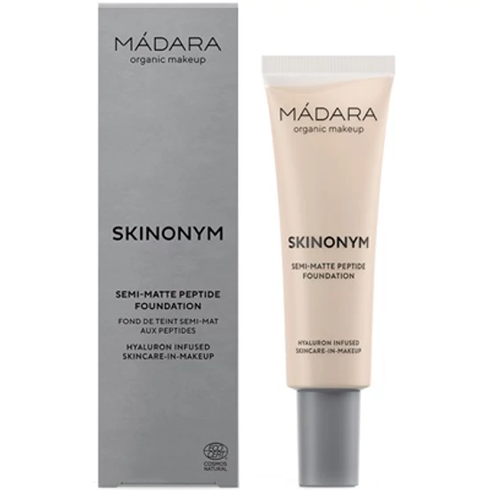 Mádara MAKEUP Skinonym Matt hatású alapozó peptidekkel - 15 Stone 30ml