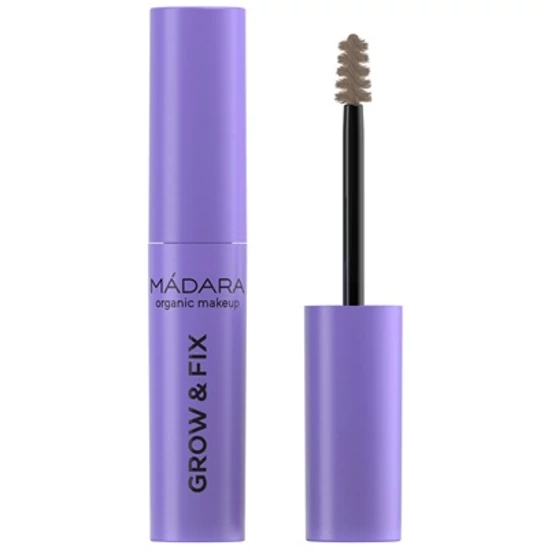 Mádara MAKEUP GROW &amp; FIX Színezett szemöldök és szempilla formázó zselé - Smoky Blonde 4,25ml