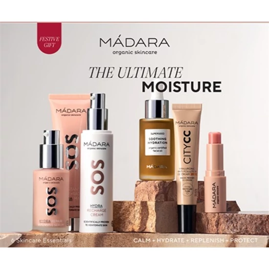 Mádara ULTIMATE MOISTURE Szett, száraz, érzékeny bőrre - Medium
