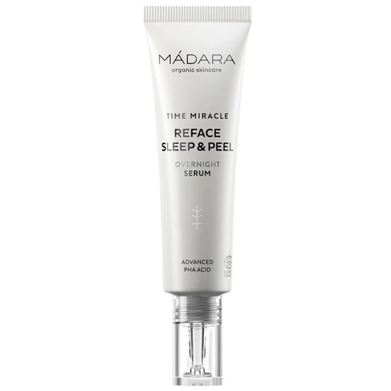 Mádara TIME MIRACLE REFACE Sleep&amp;Peel bőrmegújító éjszakai szérum 30ml