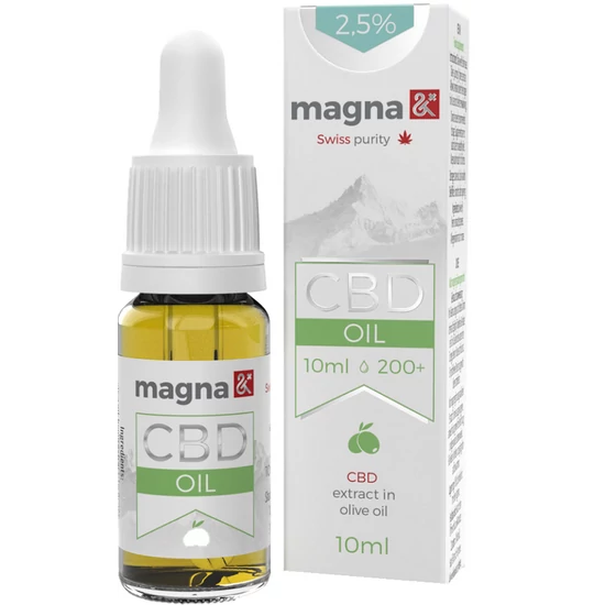 Magna GT CBD olaj 2,5% (250mg) olíva olajban 10ml