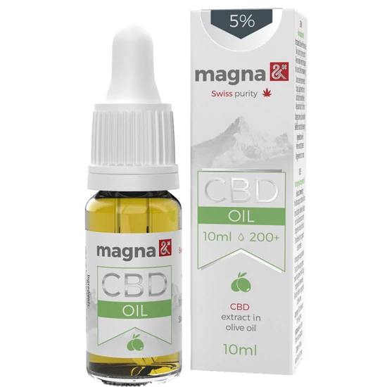 Magna GT CBD olaj 5% (500mg) olíva olajban 10ml