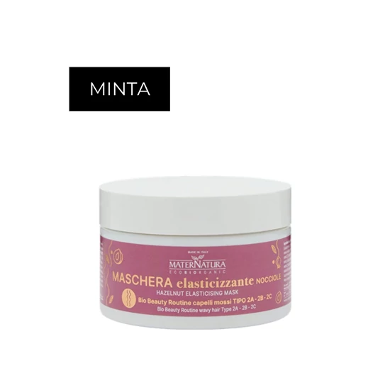 MaterNatura Hullámos és göndör haj - Anti-frizz hajmaszk mogyoróval - minta 7ml