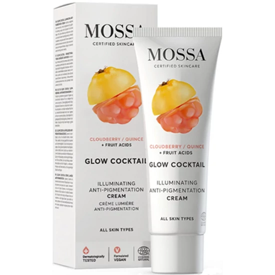 Mossa Glow Cocktail Bőrmegújító éjszakai krém C-vitaminnal 50ml