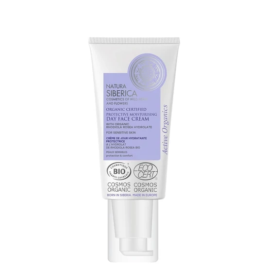 Natura Siberica Virágvízalapú Nyugtató bio éjszakai arckrém érzékeny bőrre 50ml