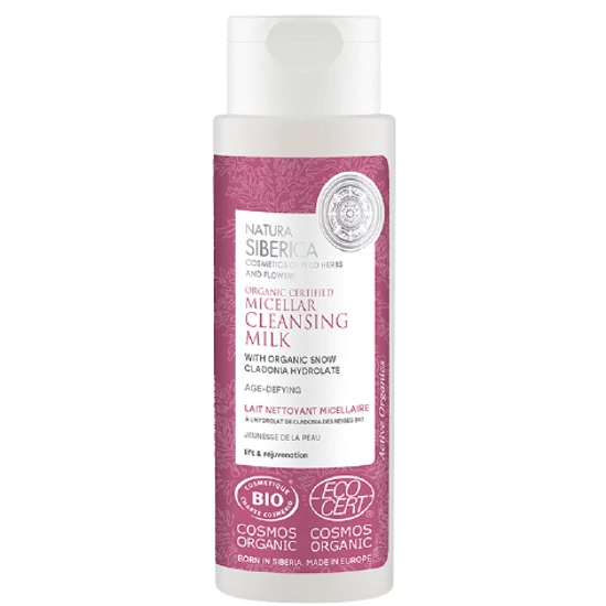 Natura Siberica Virágvízalapú Micellás arclemosó tej 150ml