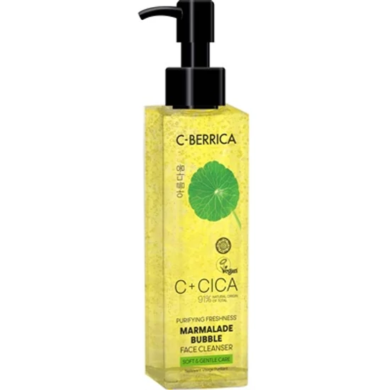 Natura Siberica C-Berrica C + CICA Frissítő arclemosó gél centellával és homoktövissel 150ml