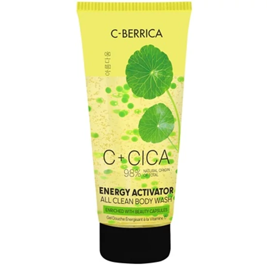 Natura Siberica C-Berrica C + CICA „C-Nergy Boost” Ragyogásfokozó testradír 200ml