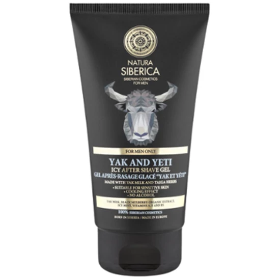 Natura Siberica Borotválkozás utáni hűsítő gél férfiaknak 150ml