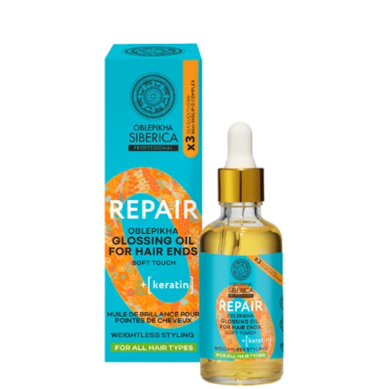 Natura Siberica Oblepikha Helyreállító homoktövis hajvégápoló olaj 50ml