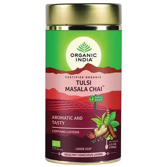 Organic India Bio Tulsi szálas tea - Masala Chai 100g