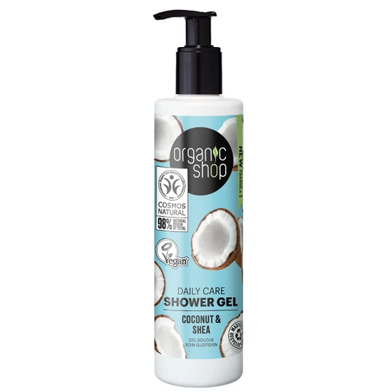 Organic Shop Tusfürdõ Daily Care - kókusz shea vaj 280ml