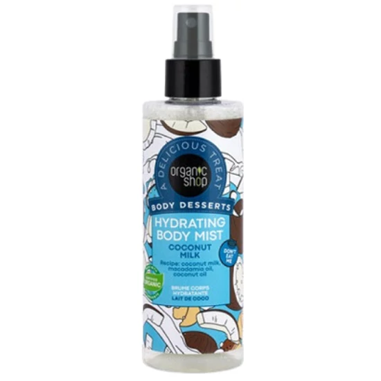 Organic Shop Testpermet - Kókuszvizes hidratáló 200ml