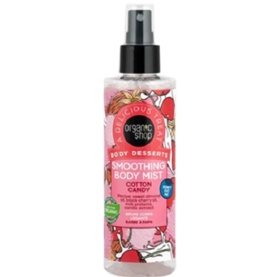 Organic Shop Testpermet - Vattacukor bőrsimító 200ml