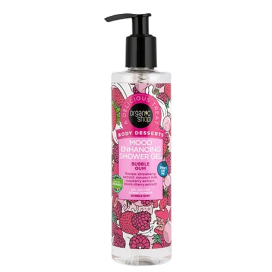 Organic Shop Tusfürdő gél - Rágógumi hangulatjavító 280ml