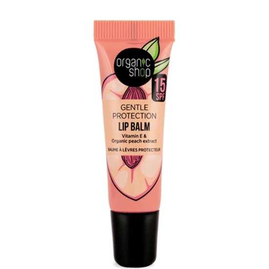 Organic Shop Ajakbalzsam SPF15 - Vitamin Booster - E-vitamin és barack 10ml