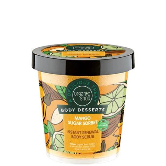 Organic Shop &quot;Cukros mangó&quot; testradír 450ml