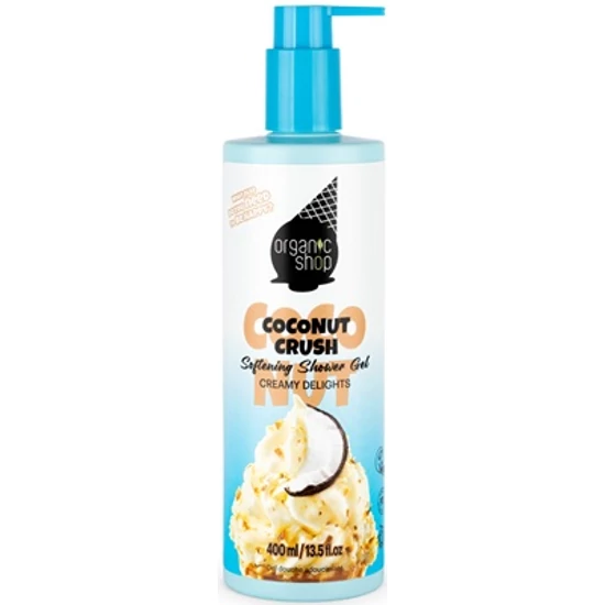 Organic Shop Tusfürdő gél - Kókusz fagyi - Puhító 400ml