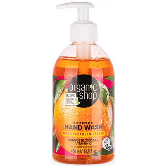 Organic Shop Folyékony szappan - Mediterrán szellő - Narancsvirággal és C-vitaminnal 400ml