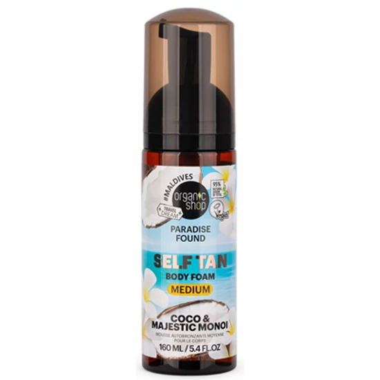 Organic Shop Barnító hab kókusszal és monoival - közepes 160ml