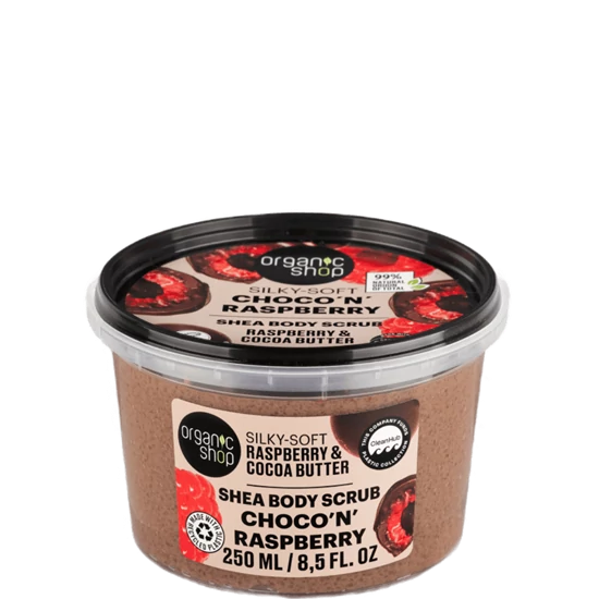 Organic Shop Testradír - &quot;Csokis málna&quot; -  málna és kakaóvaj 250ml