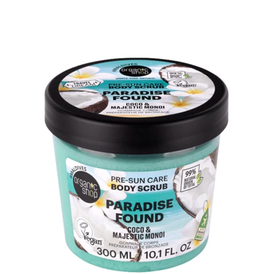 Organic Shop Testradír - &quot;Paradise found&quot; - kókusszal és monoival 300ml
