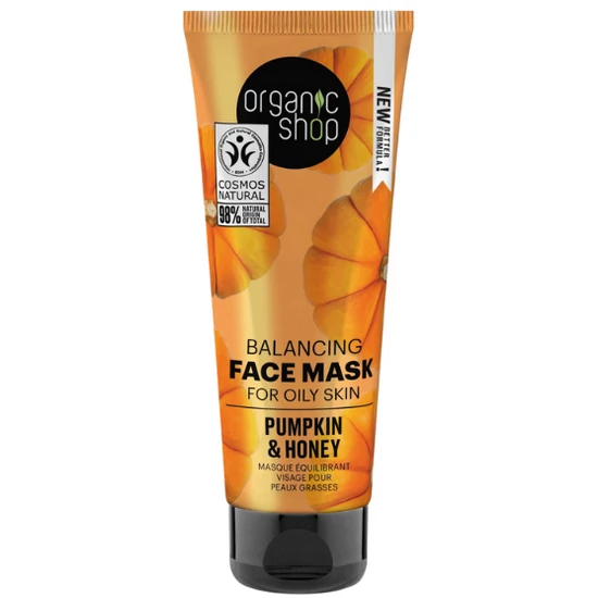 Organic Shop Kiegyensúlyozó arcmaszk - tökmagolaj és méz 75ml