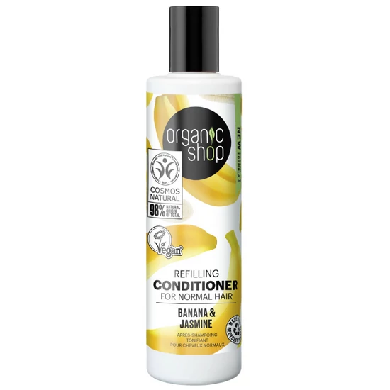 Organic Shop Hajkondícionáló Refilling - banán és jázmin 280ml