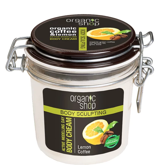 Organic Shop Feszesítő testápoló Citromos kávé 350ml