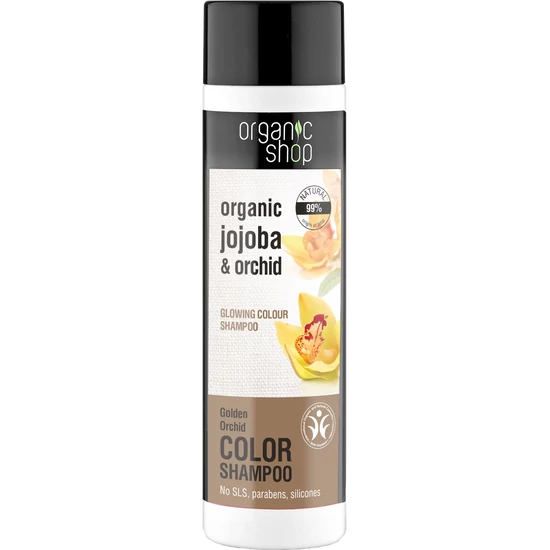 Organic Shop Sampon Színkiemelő Aranyló Orchidea 280ml