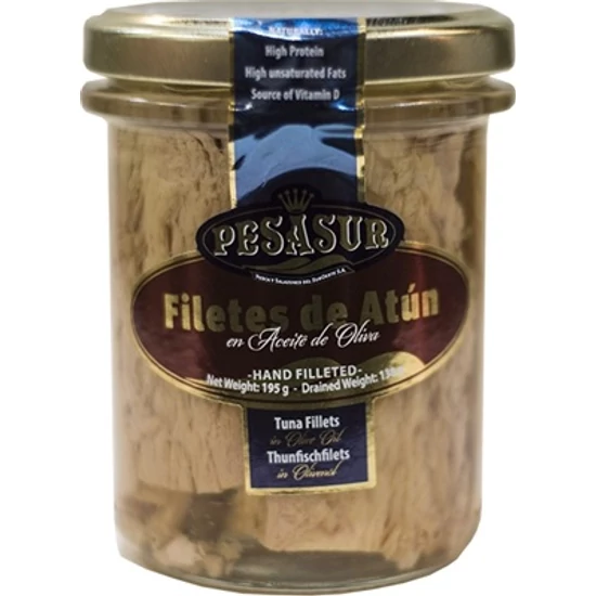 Pesasur Tonhalfilé olívaolajban 195g