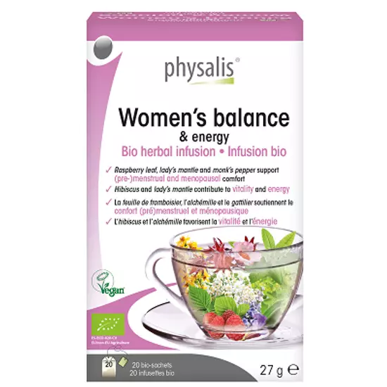 Physalis Bio Herbal Infusion - Women's Balance - Női egyensúly tea, 20 filter x 1,35g (27g)